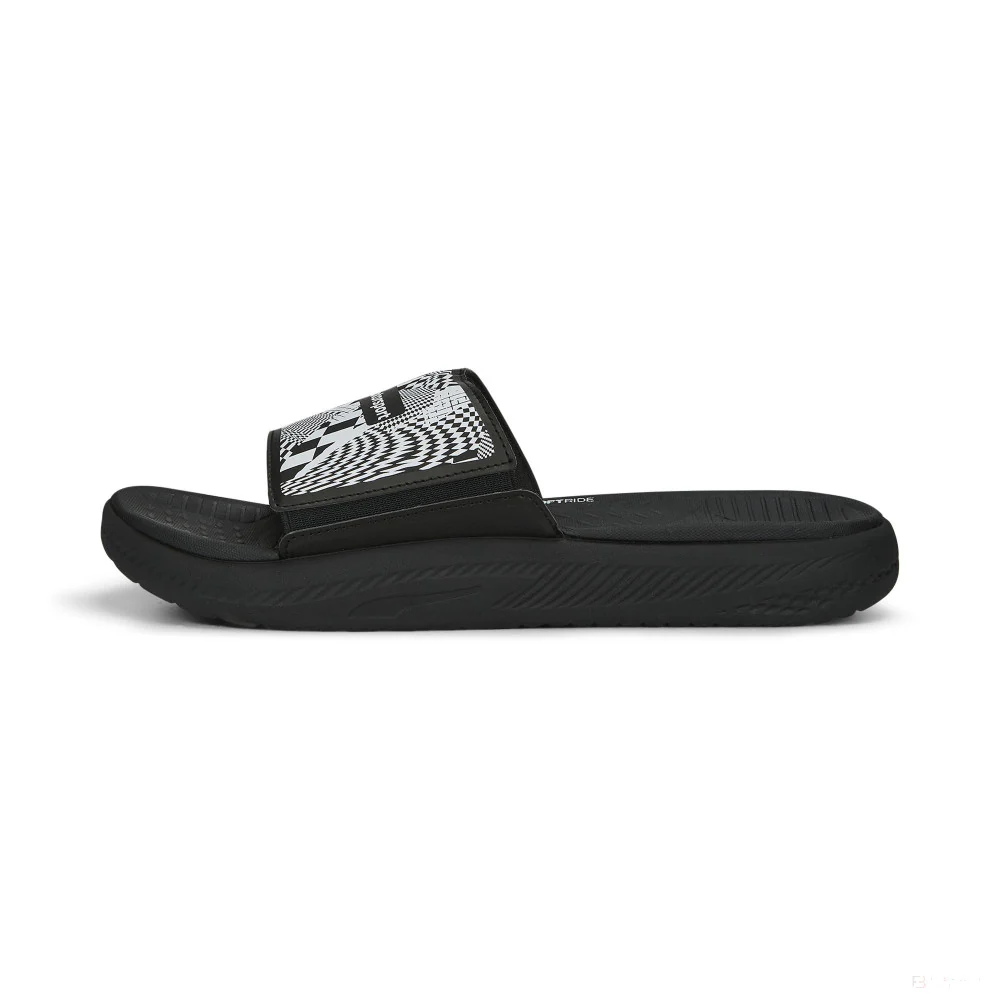 BMW Chanclas, Puma, MMS, softride slide, Negro-rojo - Imagen 2