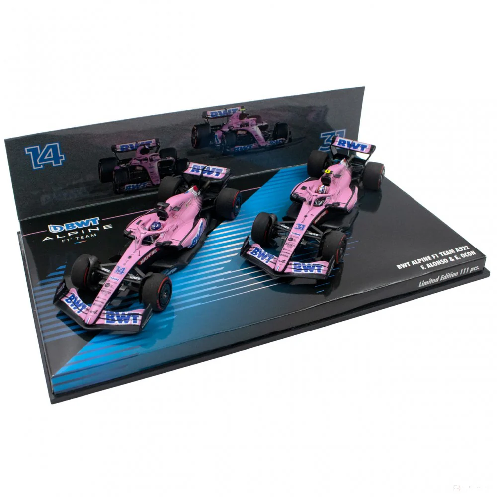 Alpine F1 Equipo 2022 A522 Fernando Alonso / Esteban Ocon double set Limited Edition 1:43 - Imagen 2