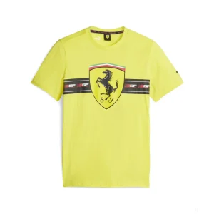 Ferrari Camiseta, Big shield, heritage, Amarillo
