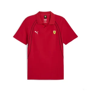 Ferrari camiseta cuello polo, Puma, race, rojo