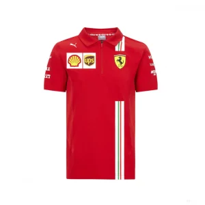 Polo Ferrari para Niños, Puma, Equipo, Rojo, 2020