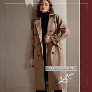 Abrigo clásico mujer Mokka