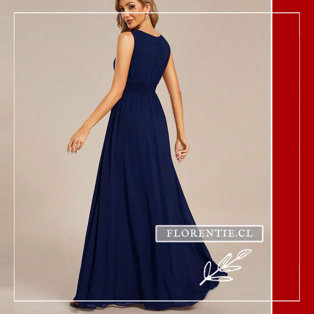 Vestido fiesta evase Mona - Imagen 6
