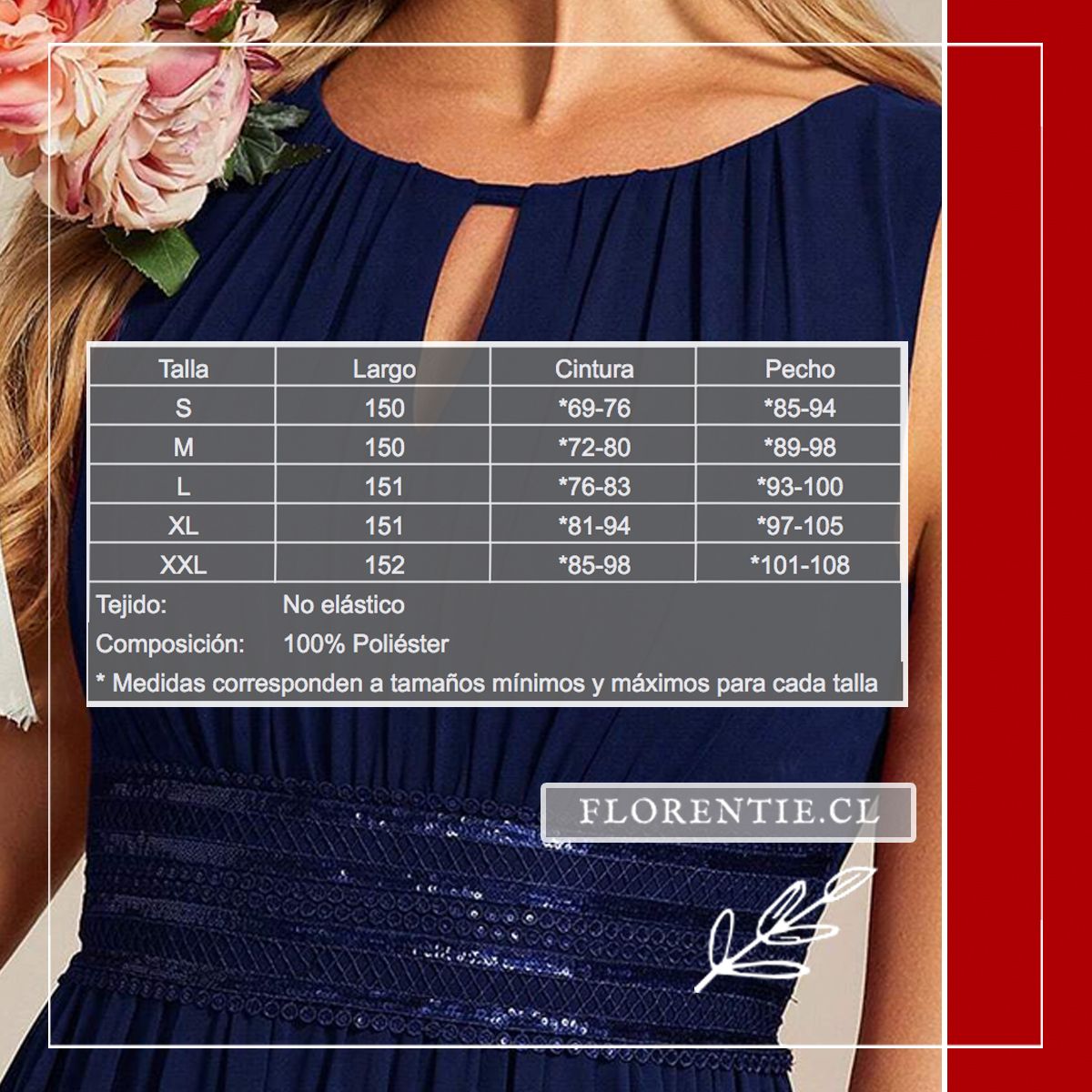 Vestido fiesta evase Mona - Imagen 7