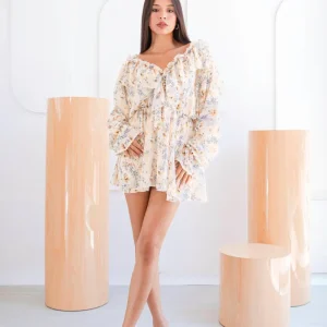Vestido Leia - Estampado Foral