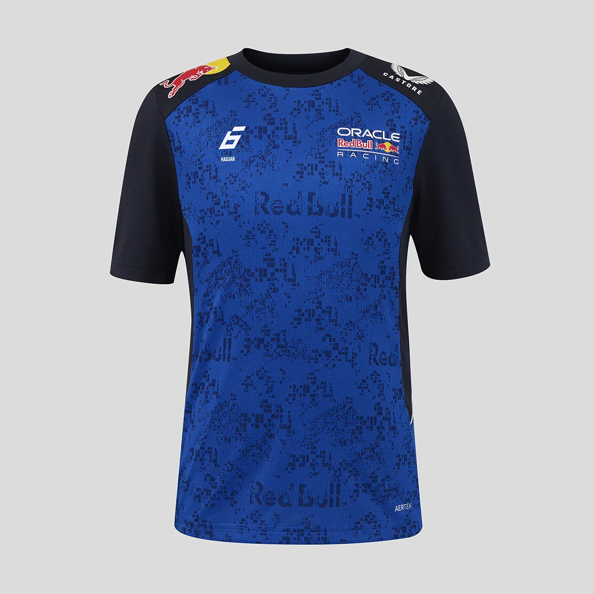 Camiseta de Red Bull, equipo, Isack Hadjar, niños, azul