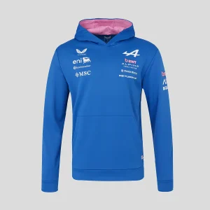 Sudadera con capucha alpina, equipo, azul
