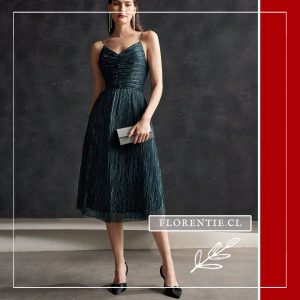 Vestido fiesta azul Eden
