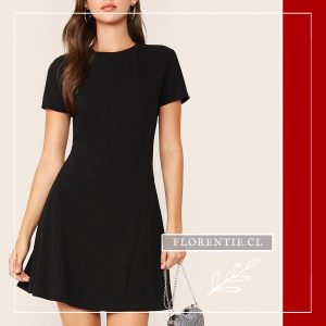 Vestido negro Hala