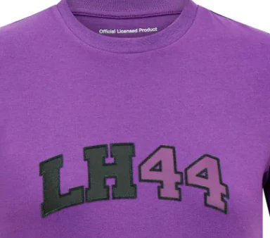 Camiseta Mercedes Lewis Hamilton Logo, Morado niño - Imagen 4